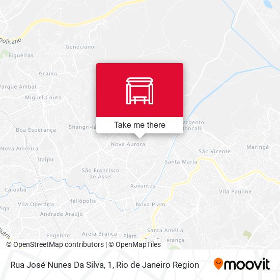 Mapa Rua José Nunes Da Silva, 1