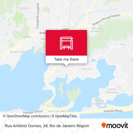 Rua Antônio Gomes, 34 map