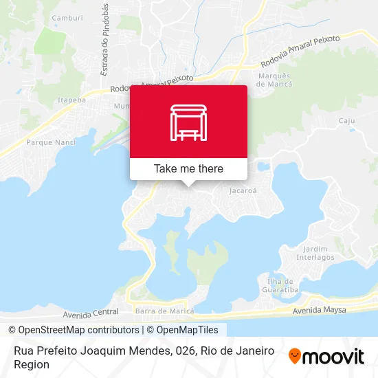 Rua Prefeito Joaquim Mendes, 026 map
