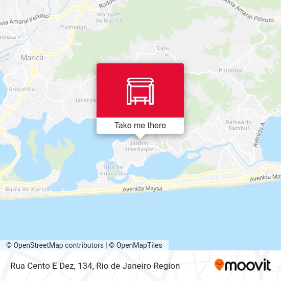 Rua Cento E Dez, 134 map