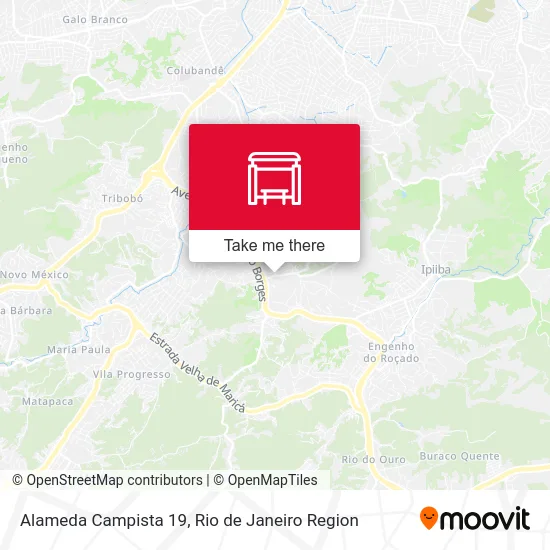 Alameda Campista 19 map