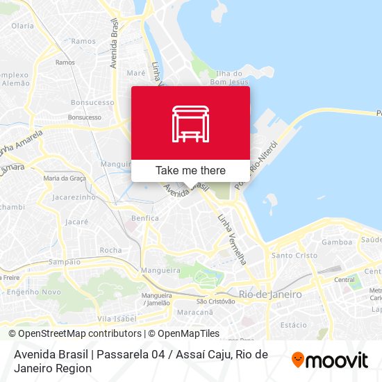 Mapa Avenida Brasil | Passarela 04 / Assaí Caju
