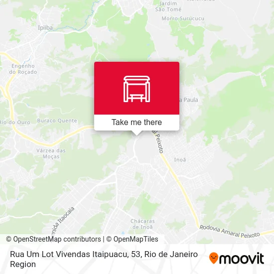 Rua Um Lot Vivendas Itaipuacu, 53 map