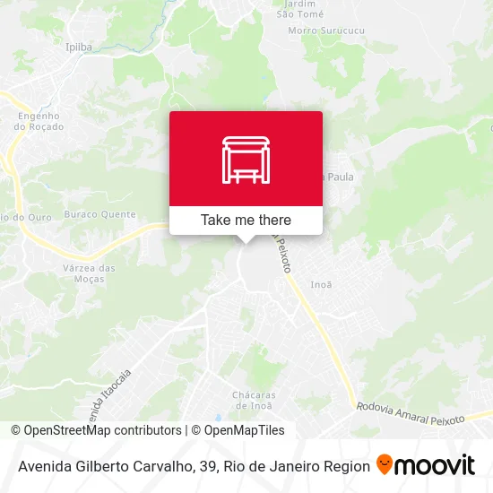 Avenida Gilberto Carvalho, 39 map