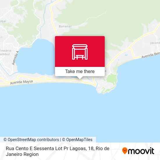 Rua Cento E Sessenta Lot Pr Lagoas, 18 map