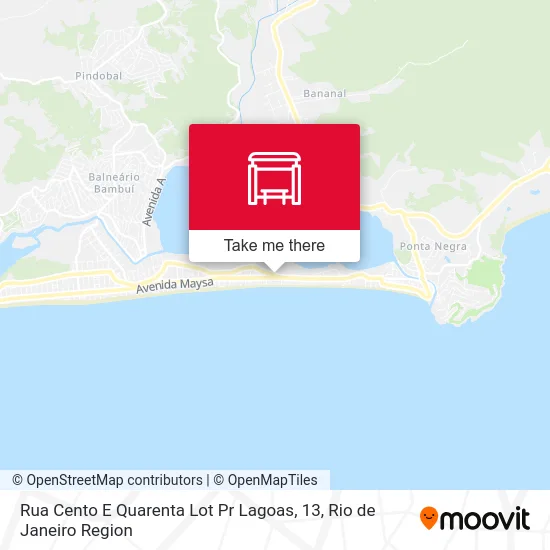 Rua Cento E Quarenta Lot Pr Lagoas, 13 map