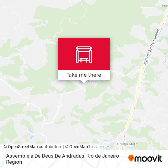 Assembléia De Deus De Andradas map