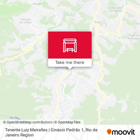 Tenente Luiz Meirelles | Ginásio Pedrão 1 map