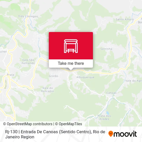 Rj-130 | Entrada De Canoas (Sentido Centro) map