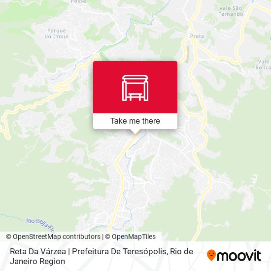Reta Da Várzea | Prefeitura De Teresópolis map
