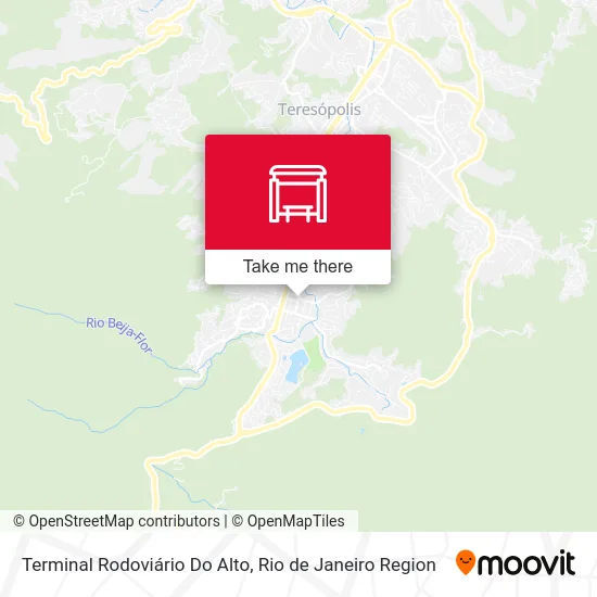 Terminal Rodoviário Do Alto map