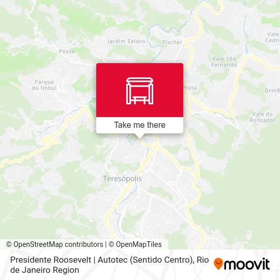 Presidente Roosevelt | Autotec (Sentido Centro) map