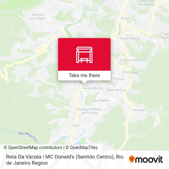 Reta Da Várzea | MC Donald's (Sentido Centro) map