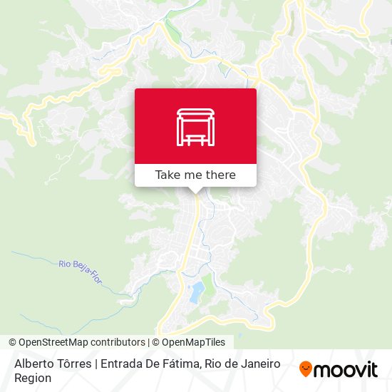 Mapa Alberto Tôrres | Entrada De Fátima