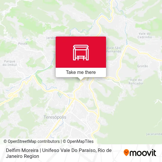 Delfim Moreira | Unifeso Vale Do Paraíso map