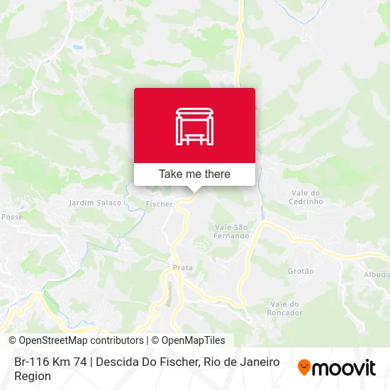 Br-116 Km 74 | Descida Do Fischer map