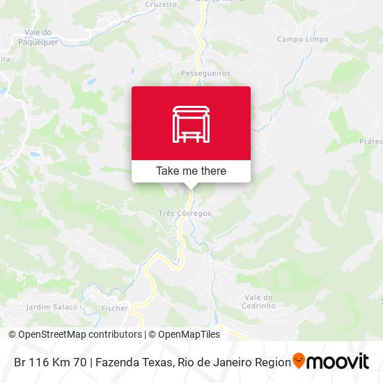 Br 116 Km 70 | Fazenda Texas map