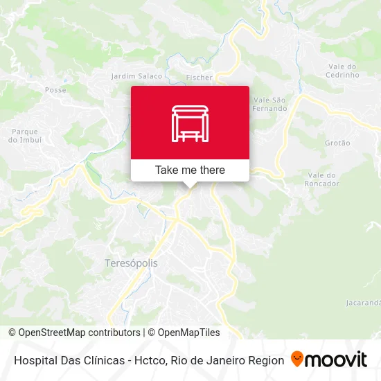 Hospital Das Clínicas - Hctco map