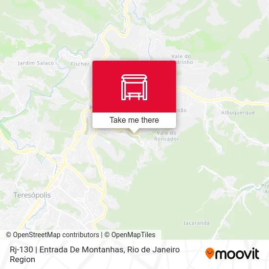 Rj-130 | Entrada De Montanhas map