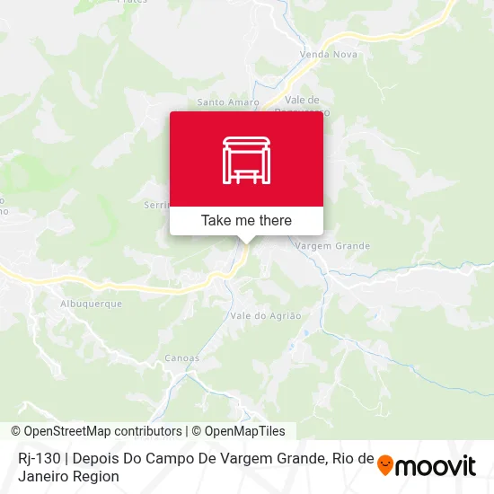Rj-130 | Depois Do Campo De Vargem Grande map