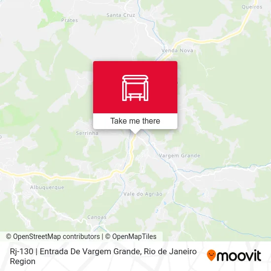 Rj-130 | Entrada De Vargem Grande map