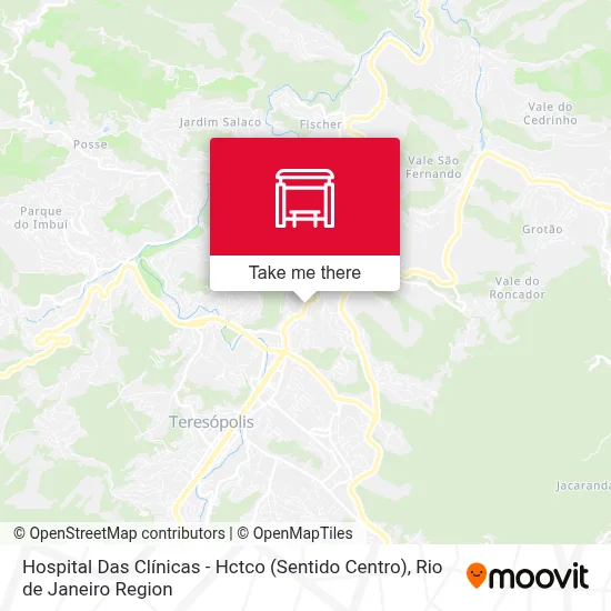 Hospital Das Clínicas - Hctco (Sentido Centro) map