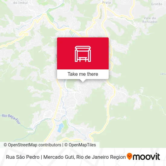 Rua São Pedro | Mercado Guti map