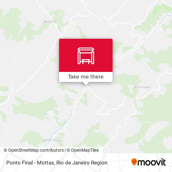 Ponto Final - Mottas map