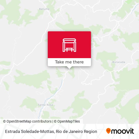 Estrada Soledade-Mottas map