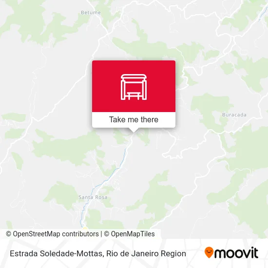 Estrada Soledade-Mottas map