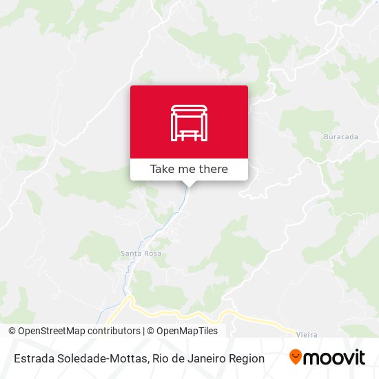 Estrada Soledade-Mottas map
