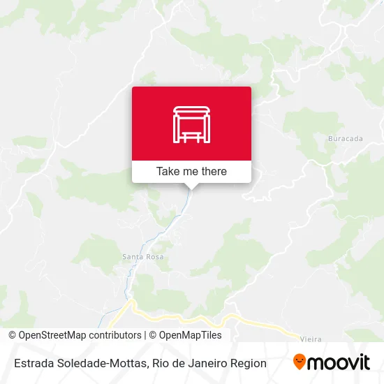 Estrada Soledade-Mottas map
