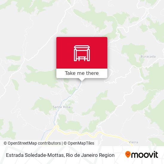 Estrada Soledade-Mottas map