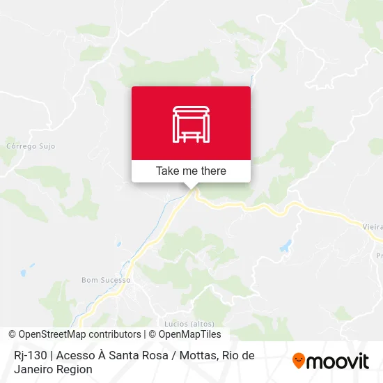 Rj-130 | Acesso À Santa Rosa / Mottas map