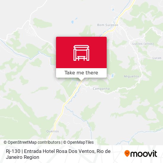 Rj-130 | Entrada Hotel Rosa Dos Ventos map
