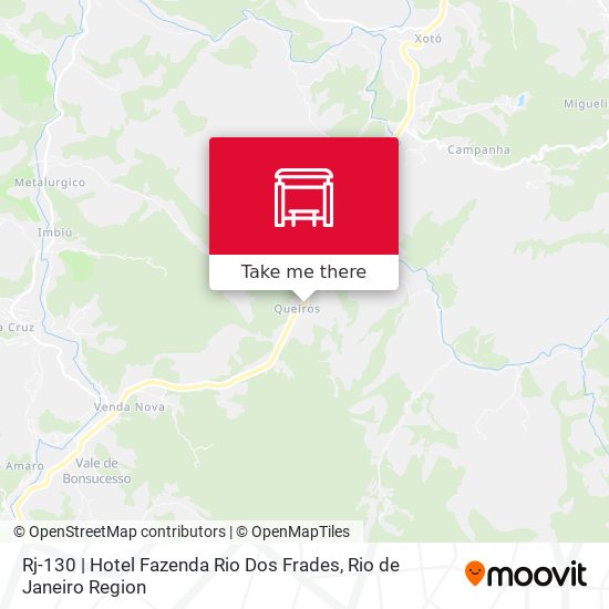 Rj-130 | Hotel Fazenda Rio Dos Frades map