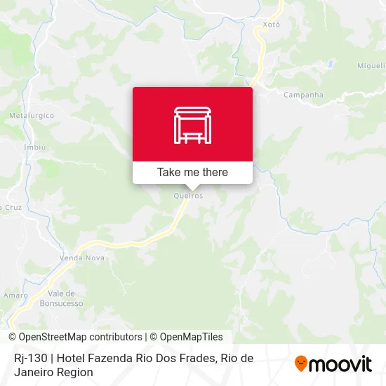 Rj-130 | Hotel Fazenda Rio Dos Frades map