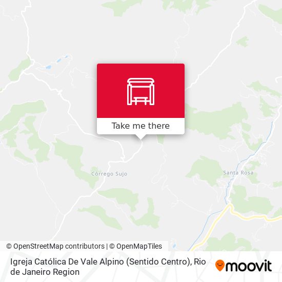 Igreja Católica De Vale Alpino (Sentido Centro) map
