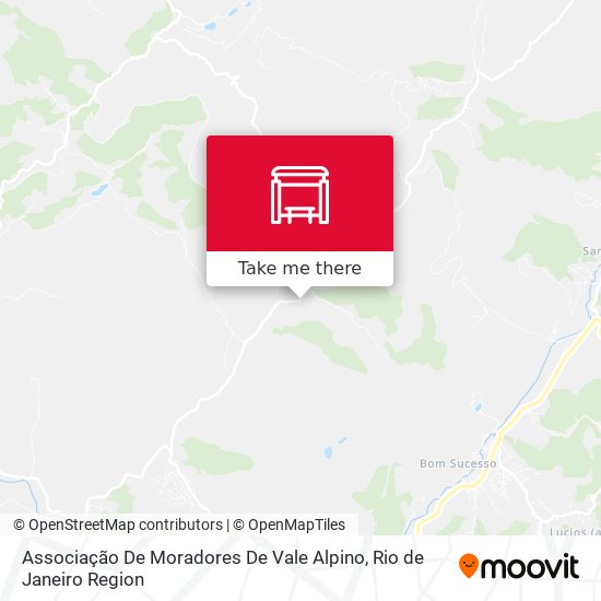 Mapa Associação De Moradores De Vale Alpino