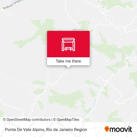 Ponte De Vale Alpino map