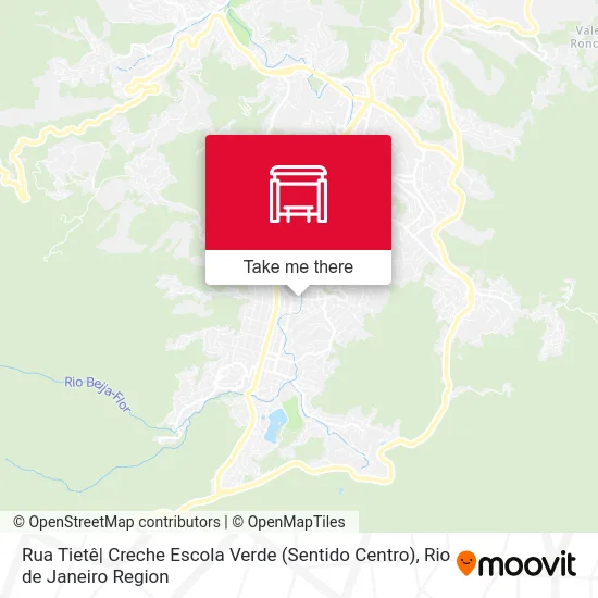 Rua Tietê| Creche Escola Verde (Sentido Centro) map