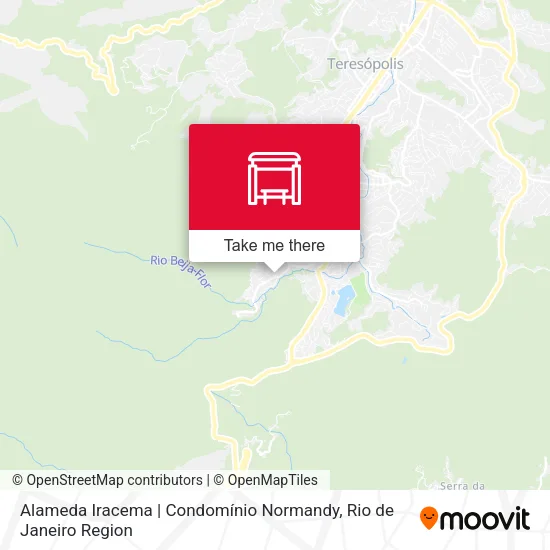 Alameda Iracema | Condomínio Normandy map