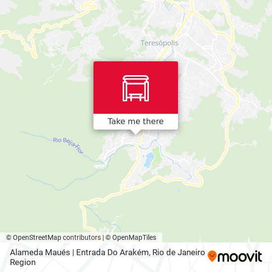 Mapa Alameda Maués | Entrada Do Arakém
