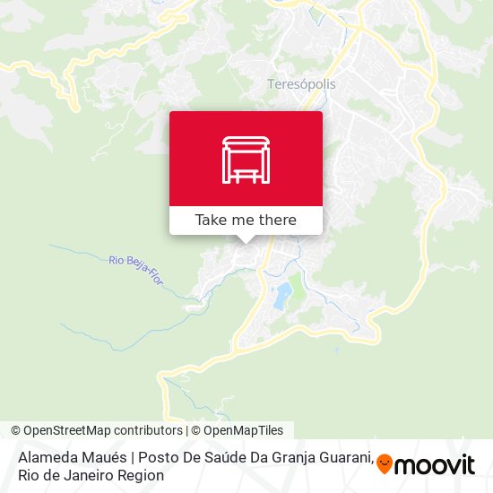 Alameda Maués | Posto De Saúde Da Granja Guarani map