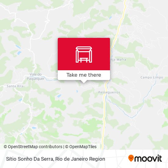 Sítio Sonho Da Serra map