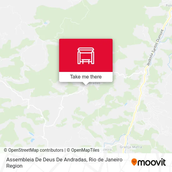 Assembleia De Deus De Andradas map