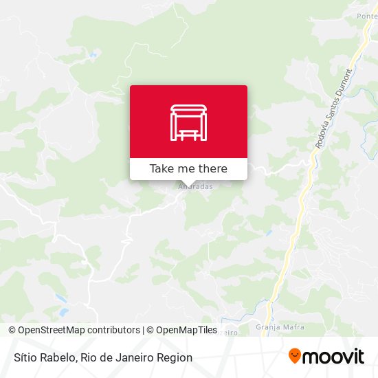 Sítio Rabelo map