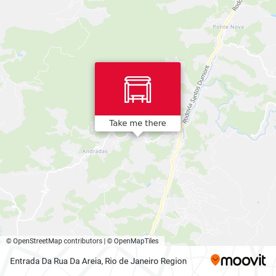 Entrada Da Rua Da Areia map