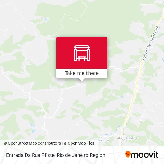 Entrada Da Rua Pfiste map