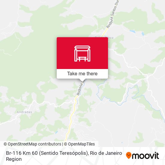 Br-116 Km 60 (Sentido Teresópolis) map